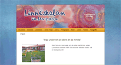 Desktop Screenshot of linneskolan.se